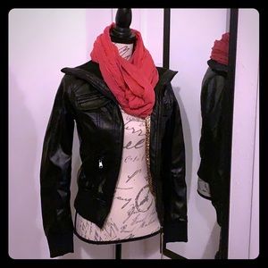 New Black Leather Jacket